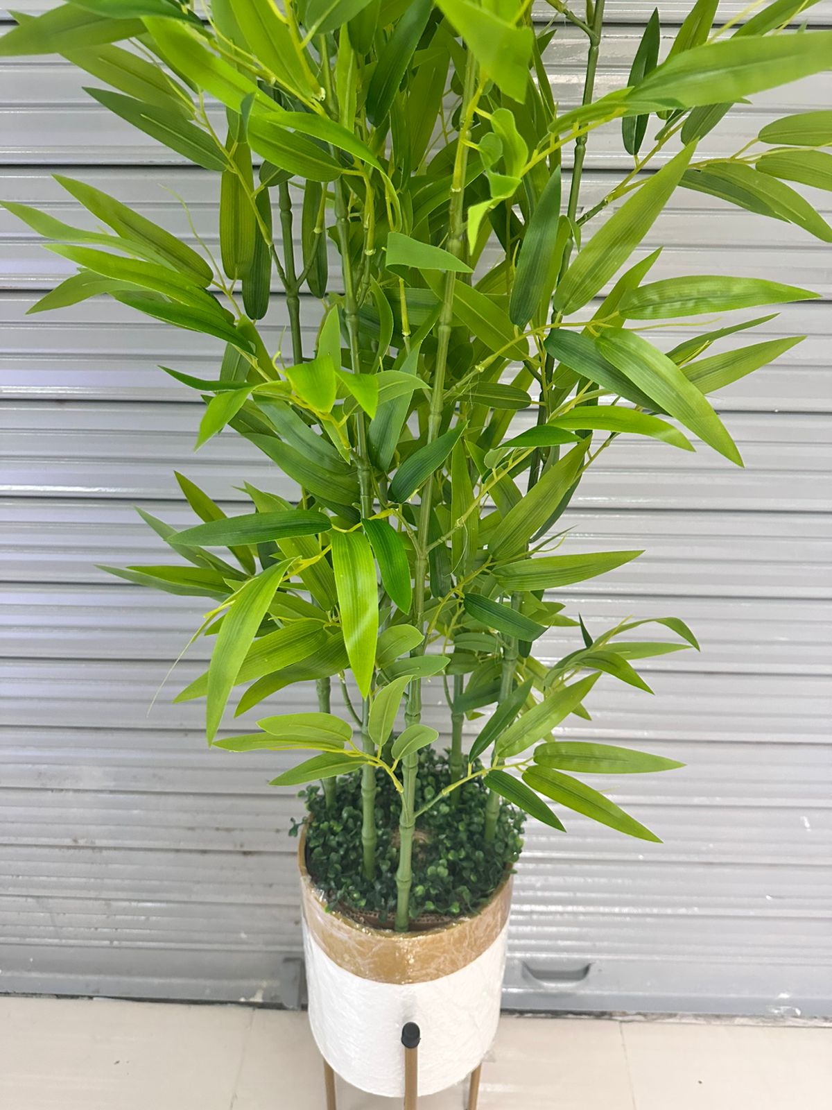 Bambu de 180cm con base de trupan y soporte de metal